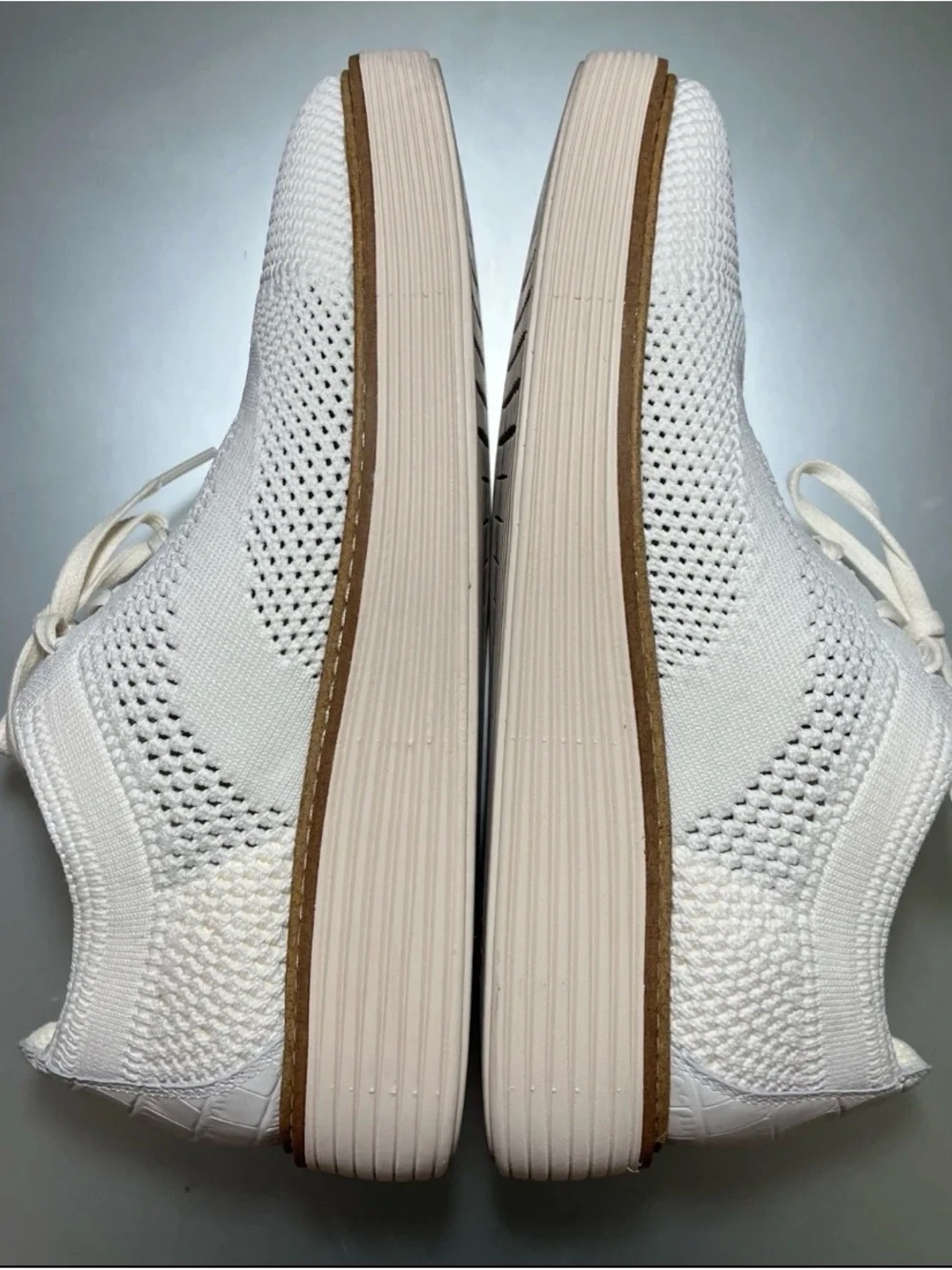 Cole Haan Women's 8.5B Grand360 Stitchlite Platform Wingtip Ivory Oxford W30261